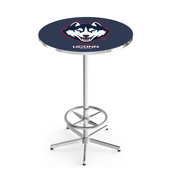 42" Chrome Connecticut Pub Table